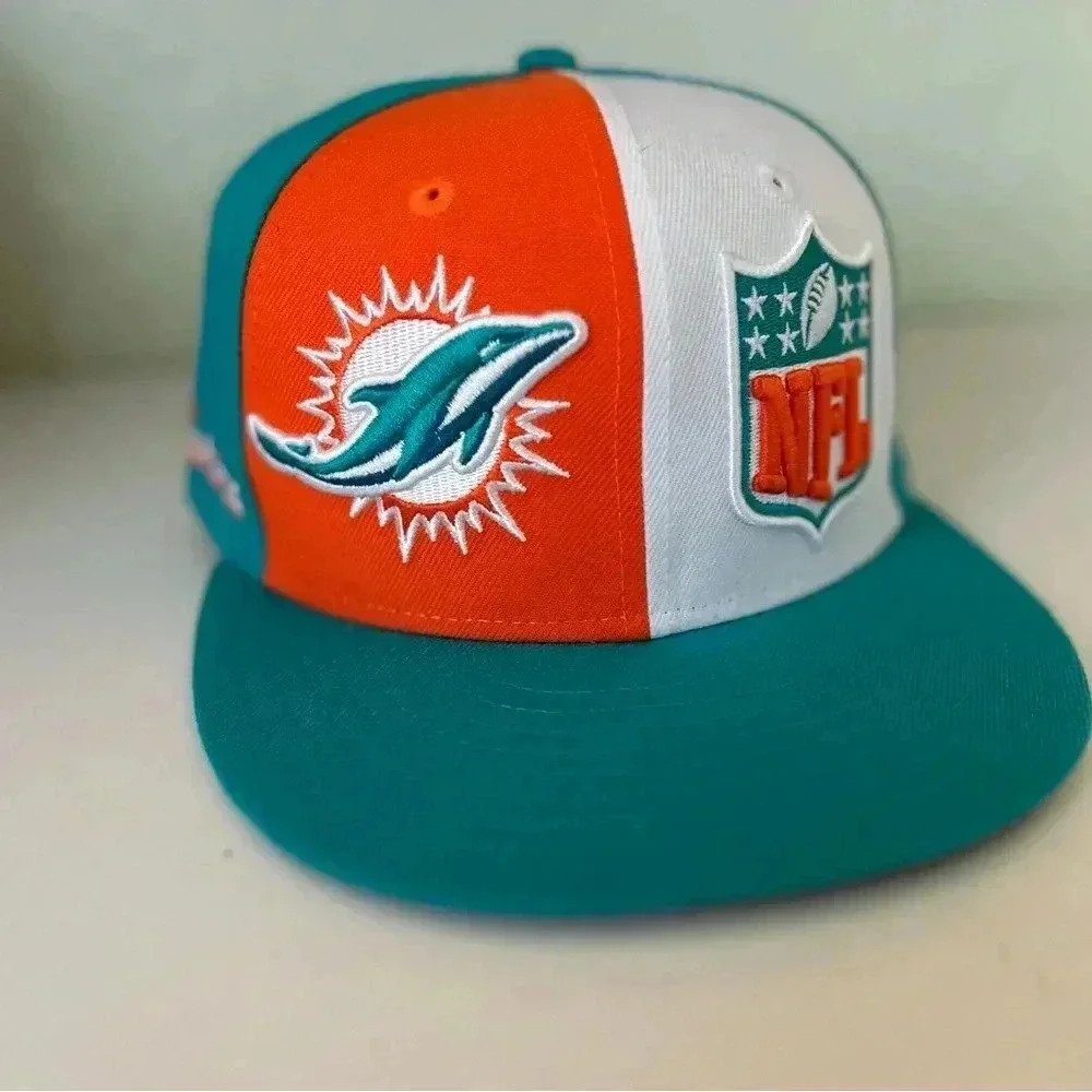 Miami Dolphins New Era Official On-Field Sideline 9Fifty Snapback Hat
